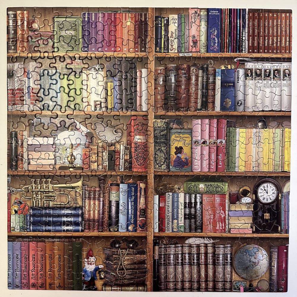Library Shelf -  Ceaco puzzle collectible [Barcode 021081222266] - Main Image 2