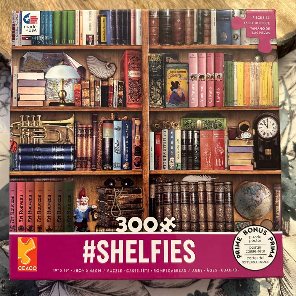 Library Shelf -  Ceaco puzzle collectible [Barcode 021081222266] - Main Image 3