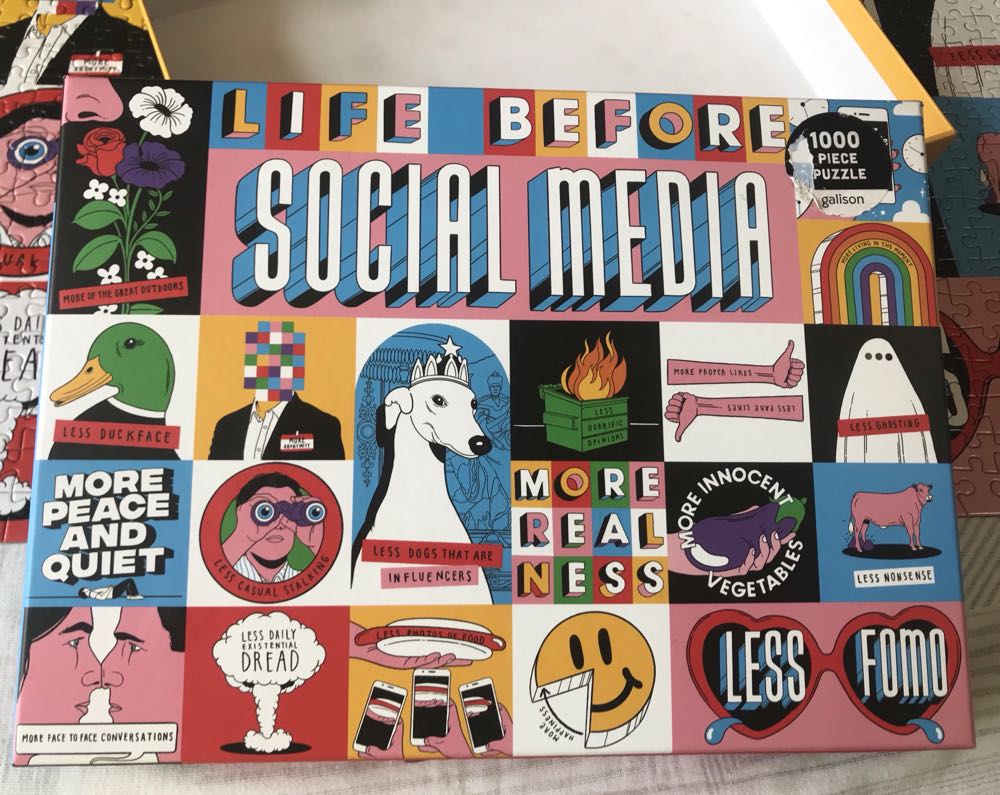 Life Before Social Media - Galison puzzle collectible [Barcode 9780735364721] - Main Image 2