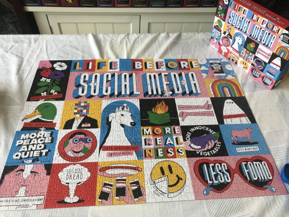 Life Before Social Media - Galison puzzle collectible [Barcode 9780735364721] - Main Image 3