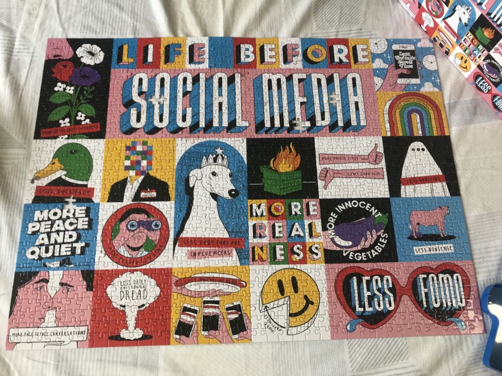 Life Before Social Media - Galison puzzle collectible [Barcode 9780735364721] - Main Image 4