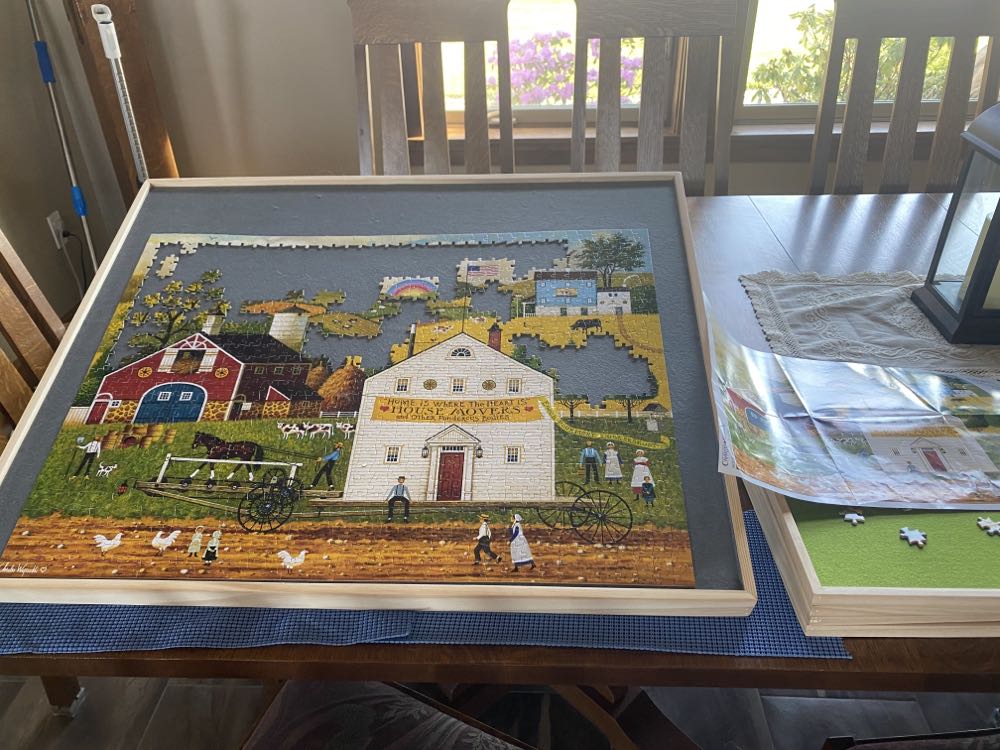 CW-House Movers (The Amish Way)NOT VERIFIED$5 - Buffalo Games puzzle collectible [Barcode 079346114788] - Main Image 2