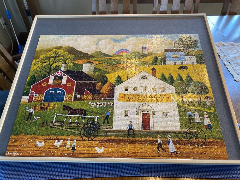 CW-House Movers (The Amish Way)NOT VERIFIED$5 - Buffalo Games puzzle collectible [Barcode 079346114788] - Main Image 3