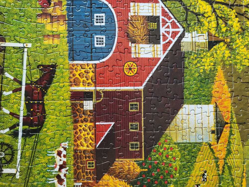 CW-House Movers (The Amish Way)NOT VERIFIED$5 - Buffalo Games puzzle collectible [Barcode 079346114788] - Main Image 4