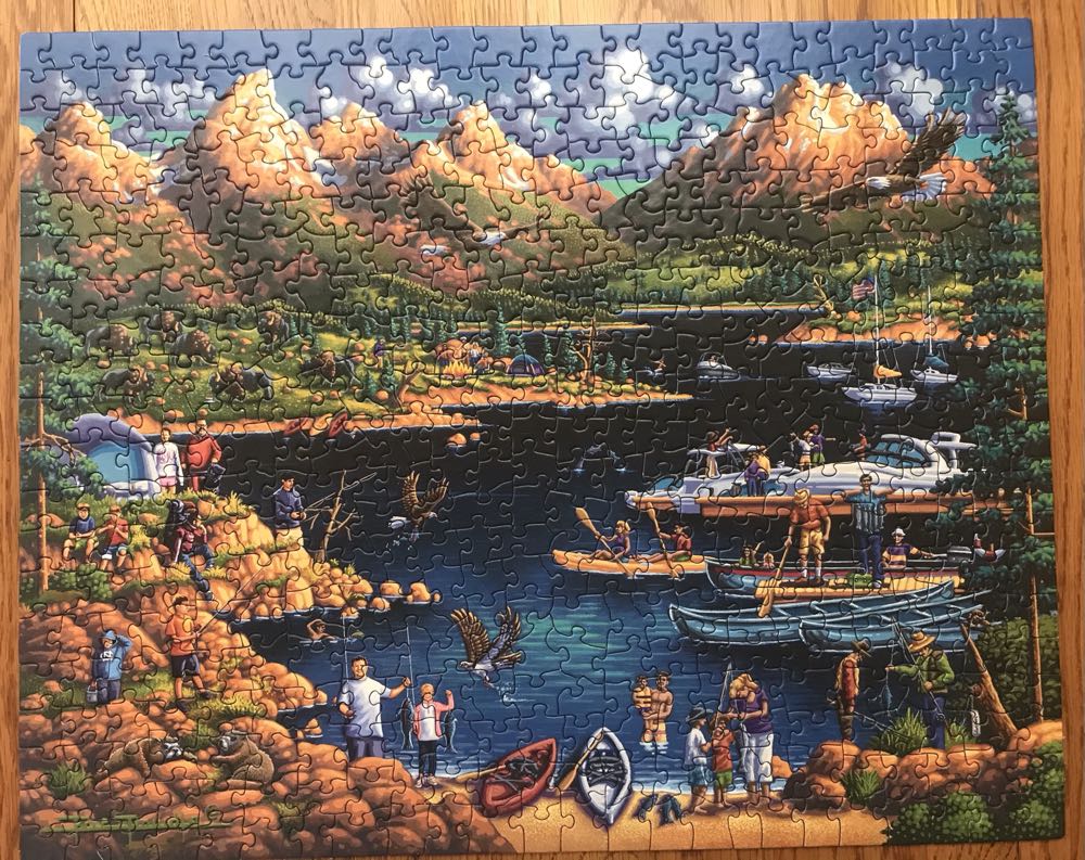 Grand Teton - Dowdle puzzle collectible [Barcode 671095203418] - Main Image 2