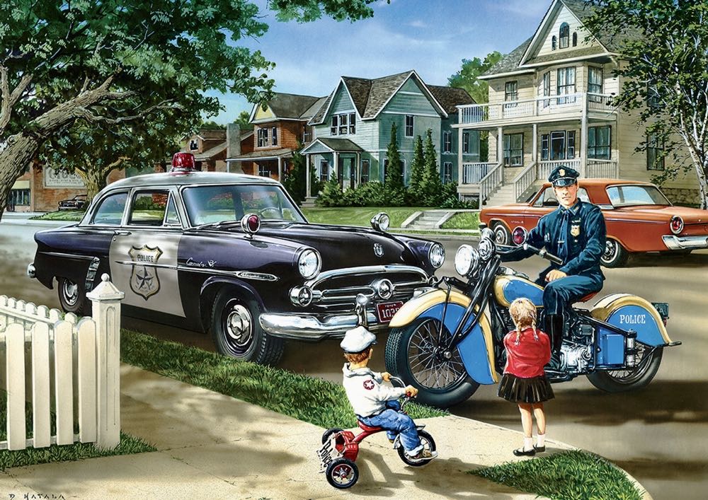 Neighborhood Patrol - MasterPieces puzzle collectible [Barcode 705988717383] - Main Image 2