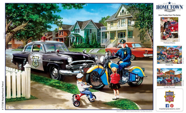 Neighborhood Patrol - MasterPieces puzzle collectible [Barcode 705988717383] - Main Image 4