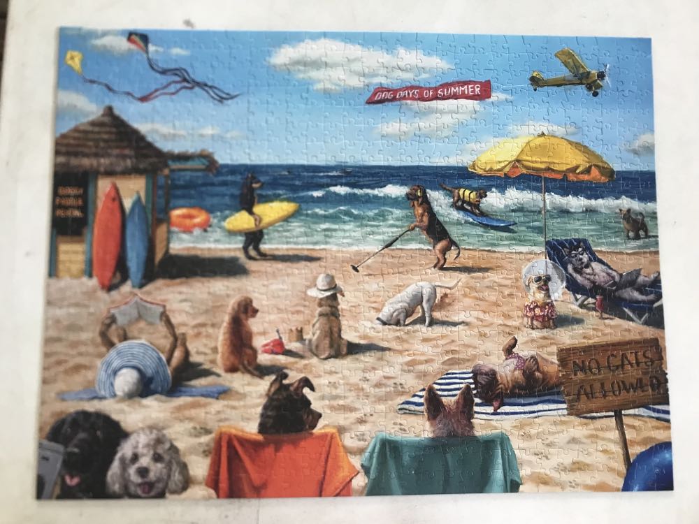 Dog Days - Ruff Summer  - Buffalo puzzle collectible [Barcode 079346173440] - Main Image 3