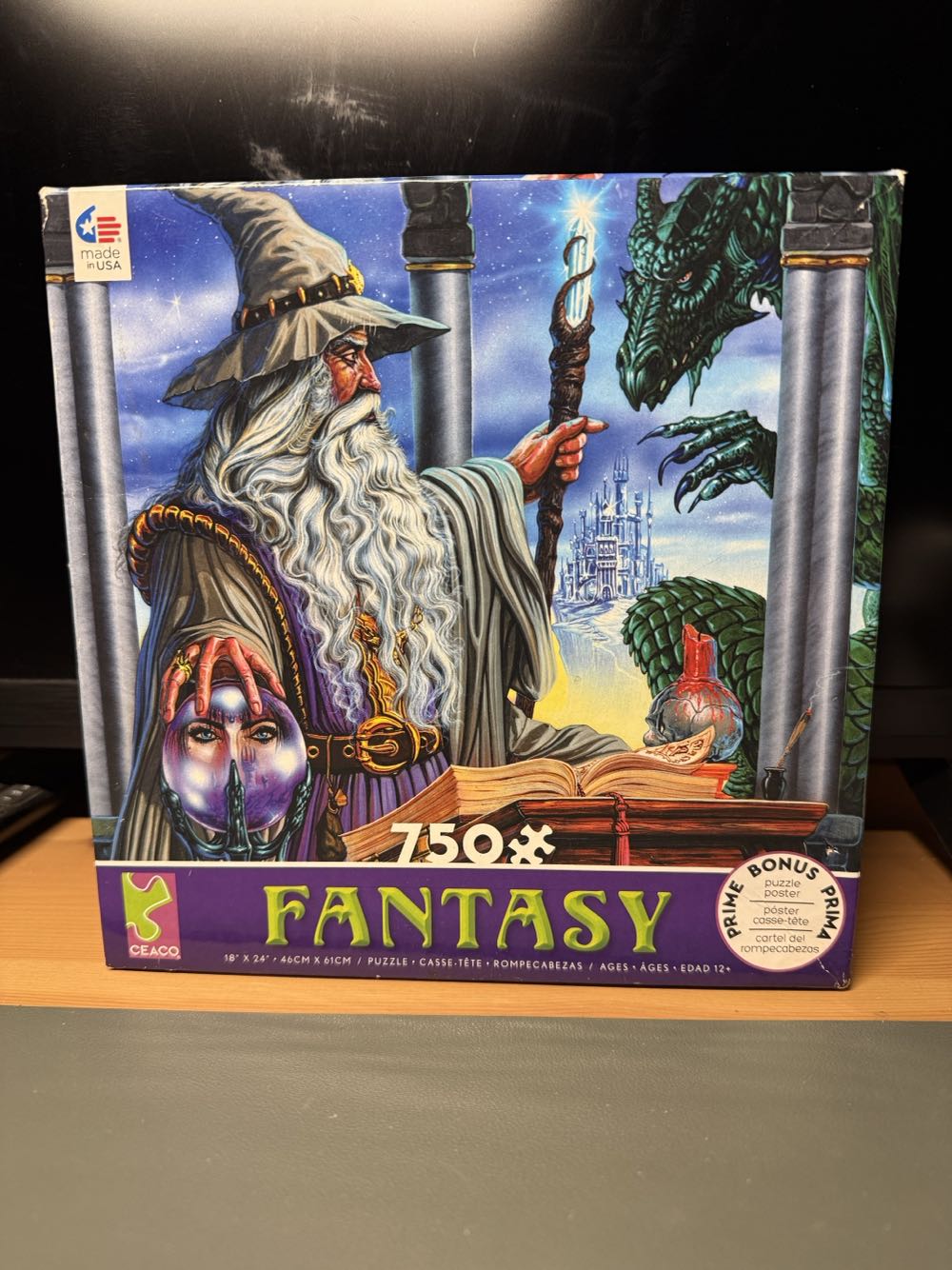 Fantasy Wizards Emissary - Ceaco puzzle collectible [Barcode 021081291286] - Main Image 2