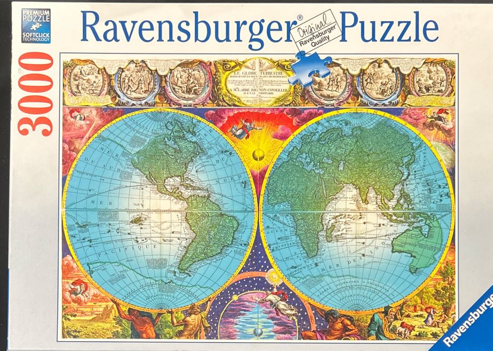Antique Map - Ravensburger puzzle collectible [Barcode 4005556170746] - Main Image 2
