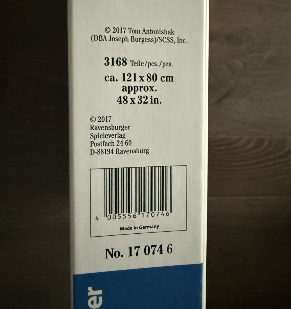 Antique Map - Ravensburger puzzle collectible [Barcode 4005556170746] - Main Image 4