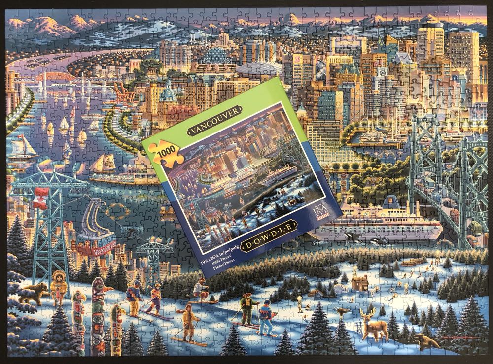 Vancouver - Dowdle Folk Art 🇺🇸 puzzle collectible [Barcode 671095401739] - Main Image 2