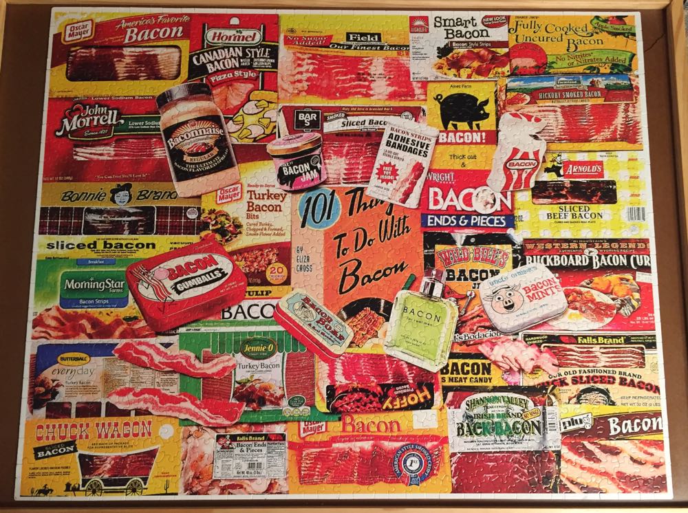 Bacon 101 (1 Sealed) - White Mountain 🇺🇸 puzzle collectible [Barcode 724819256525] - Main Image 2