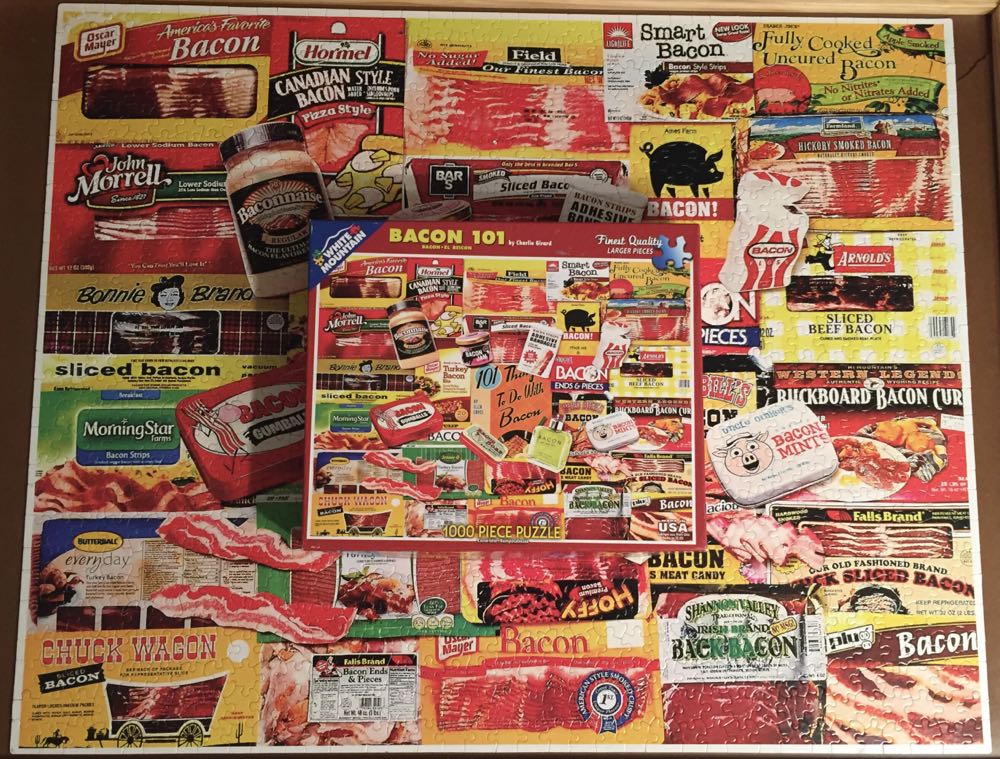 Bacon 101 (1 Sealed) - White Mountain 🇺🇸 puzzle collectible [Barcode 724819256525] - Main Image 3