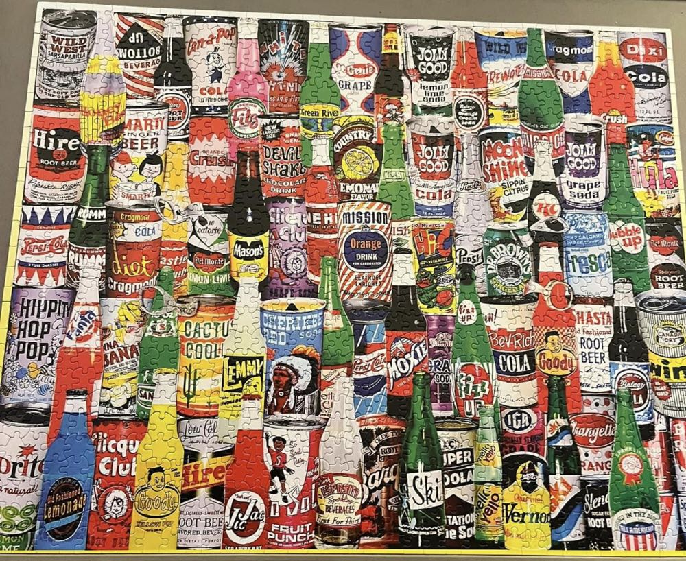 Soda Pop*- 488, 10/12/23 - White Mountain Puzzles puzzle collectible [Barcode 724819257928] - Main Image 4