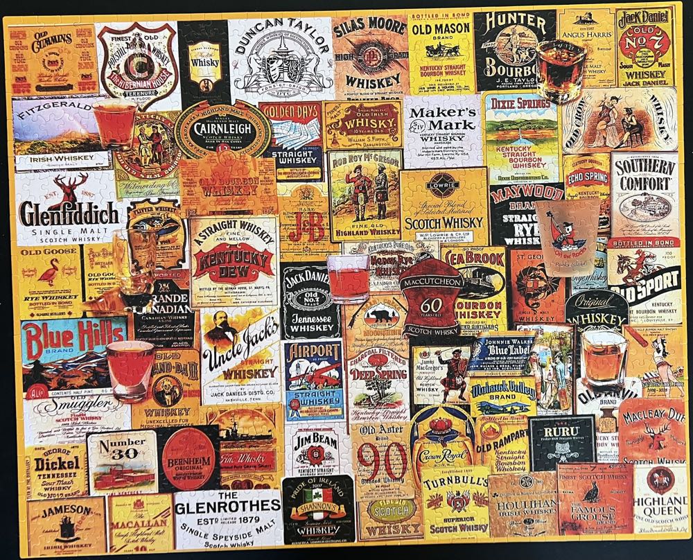 Great Whiskies. Retired - White Mountain Puzzles puzzle collectible [Barcode 724819255528] - Main Image 2