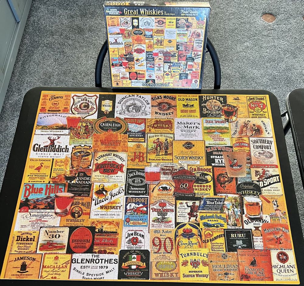 Great Whiskies. Retired - White Mountain Puzzles puzzle collectible [Barcode 724819255528] - Main Image 3
