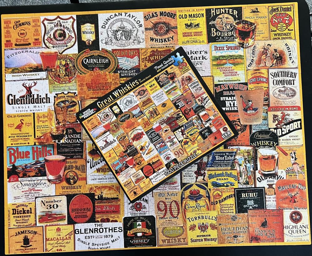 Great Whiskies. Retired - White Mountain Puzzles puzzle collectible [Barcode 724819255528] - Main Image 4