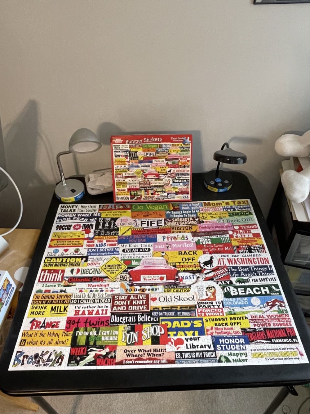 Bumper Stickers - White Mountain Puzzles puzzle collectible [Barcode 724819255764] - Main Image 4