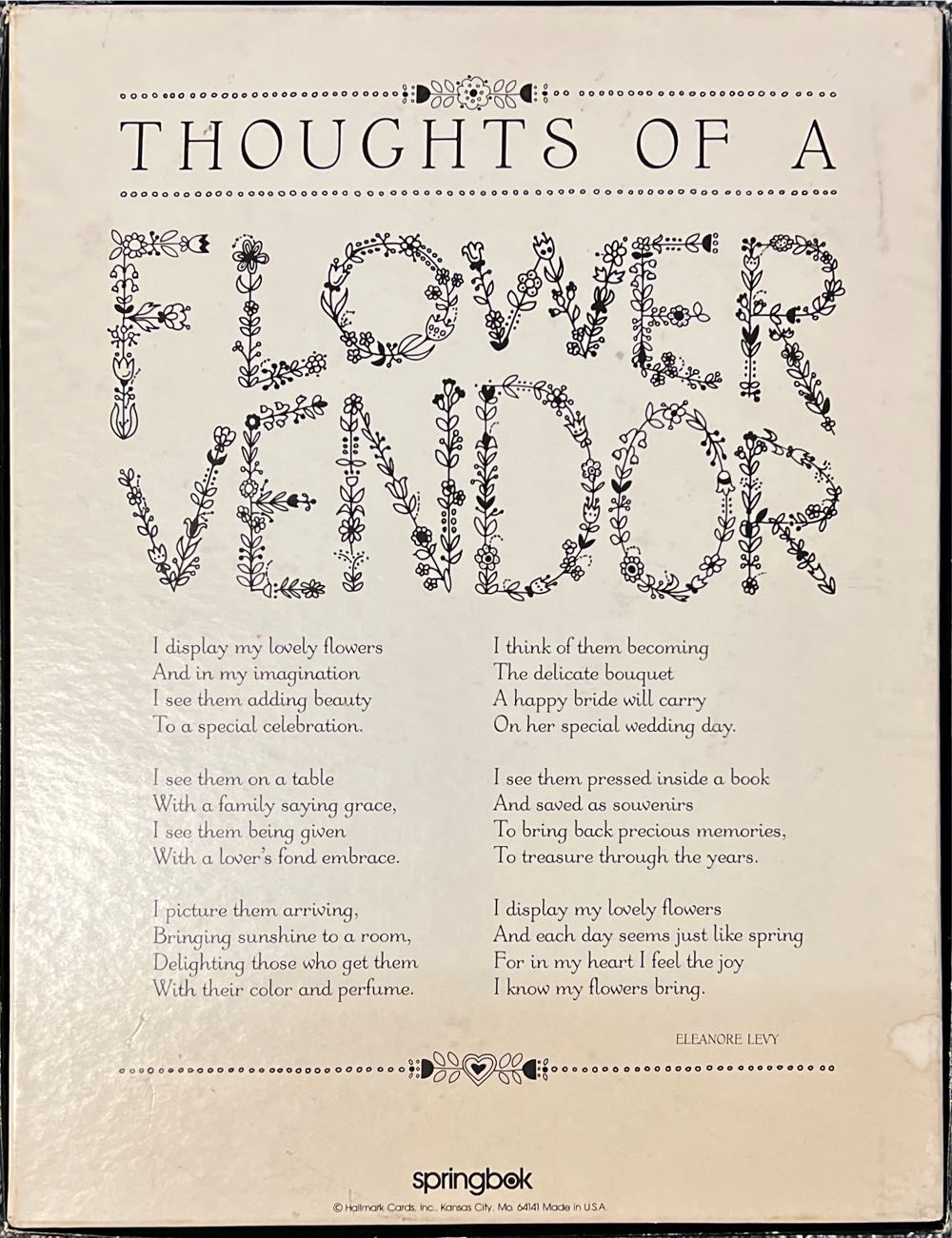 Please Pick The Flowers! - 787, 2/16/25 - SOLD - Springbok puzzle collectible - Main Image 2