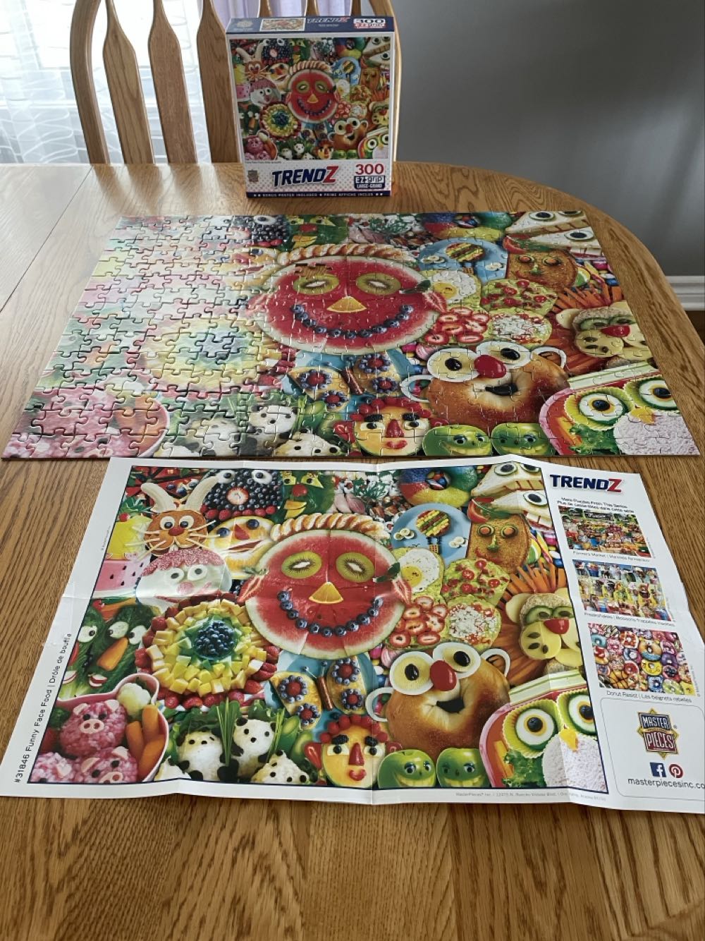 Funny Face Food - Master Pieces puzzle collectible [Barcode 705988318467] - Main Image 3