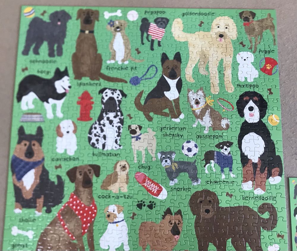 Doodle Dogs - Mudpuppy puzzle collectible [Barcode 9780735357310] - Main Image 2