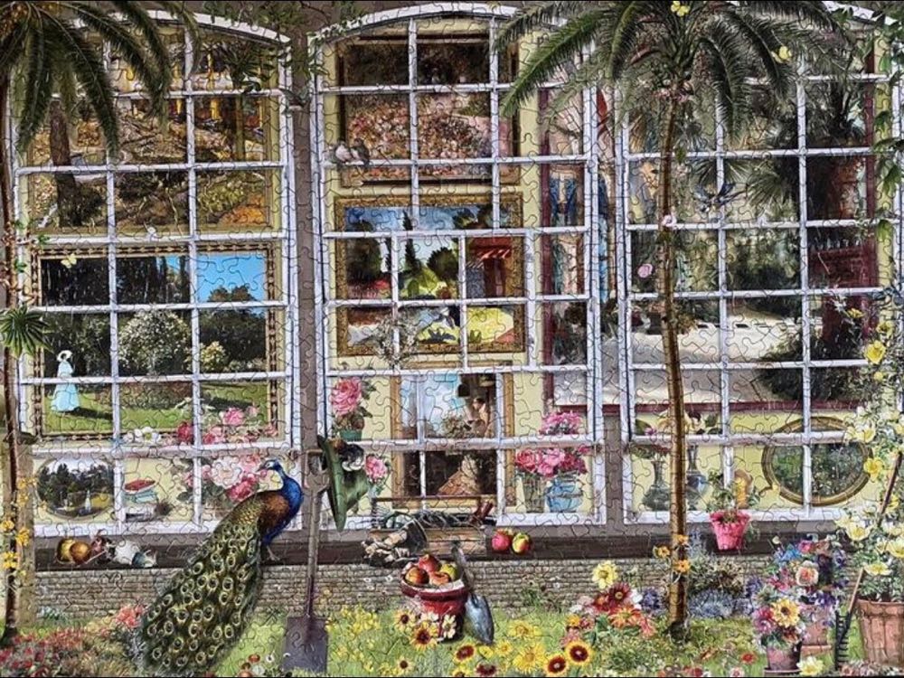 Gardens In Art - SunsOut puzzle collectible [Barcode 796780272507] - Main Image 3