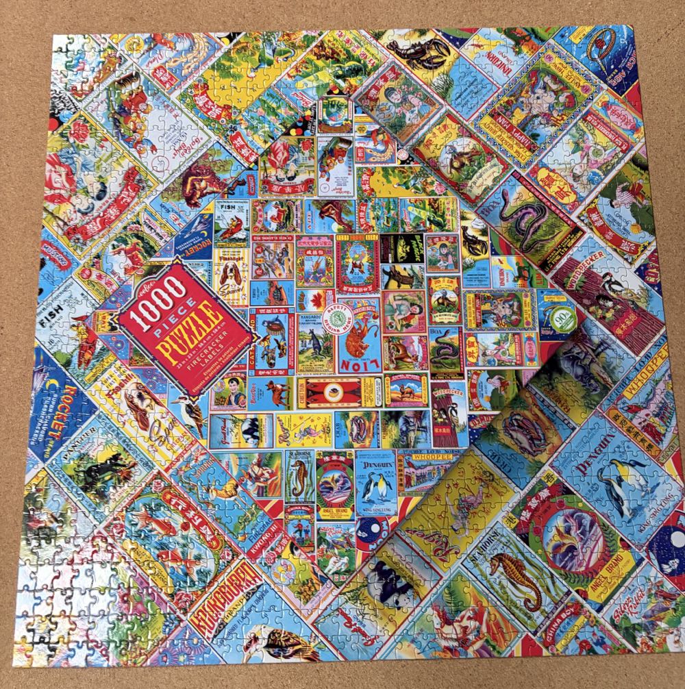Firecracker Labels - Eeboo puzzle collectible [Barcode 689196508424] - Main Image 2