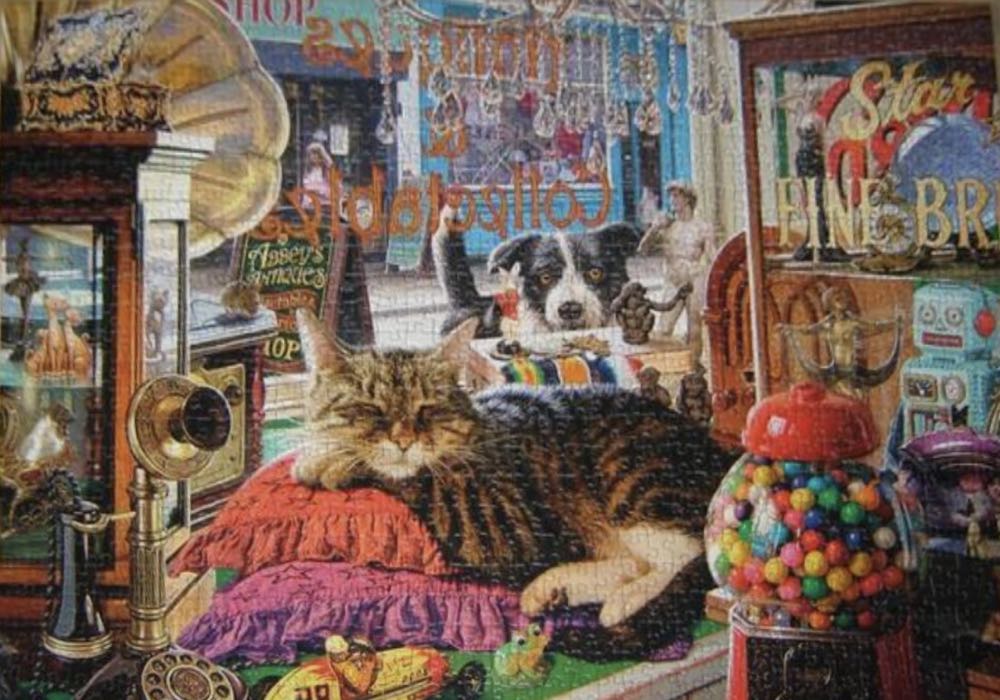 Abbeys Antique Shop - Gibsons puzzle collectible [Barcode 5012269063035] - Main Image 3