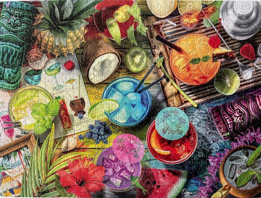 Tiki Evening Delight - Buffalo Games puzzle collectible [Barcode 079346127139] - Main Image 2