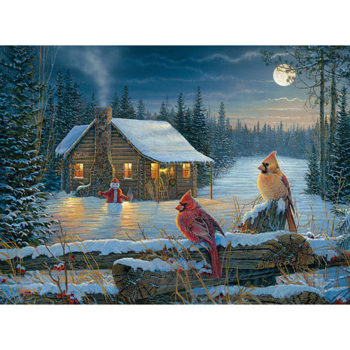 Moonlight Cabin - Bits And Pieces puzzle collectible [Barcode 704812100445] - Main Image 2