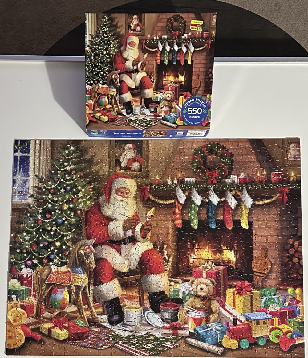 A Visit From Santa (‘Tis The Season) - Ceaco puzzle collectible [Barcode 021081232067] - Main Image 3
