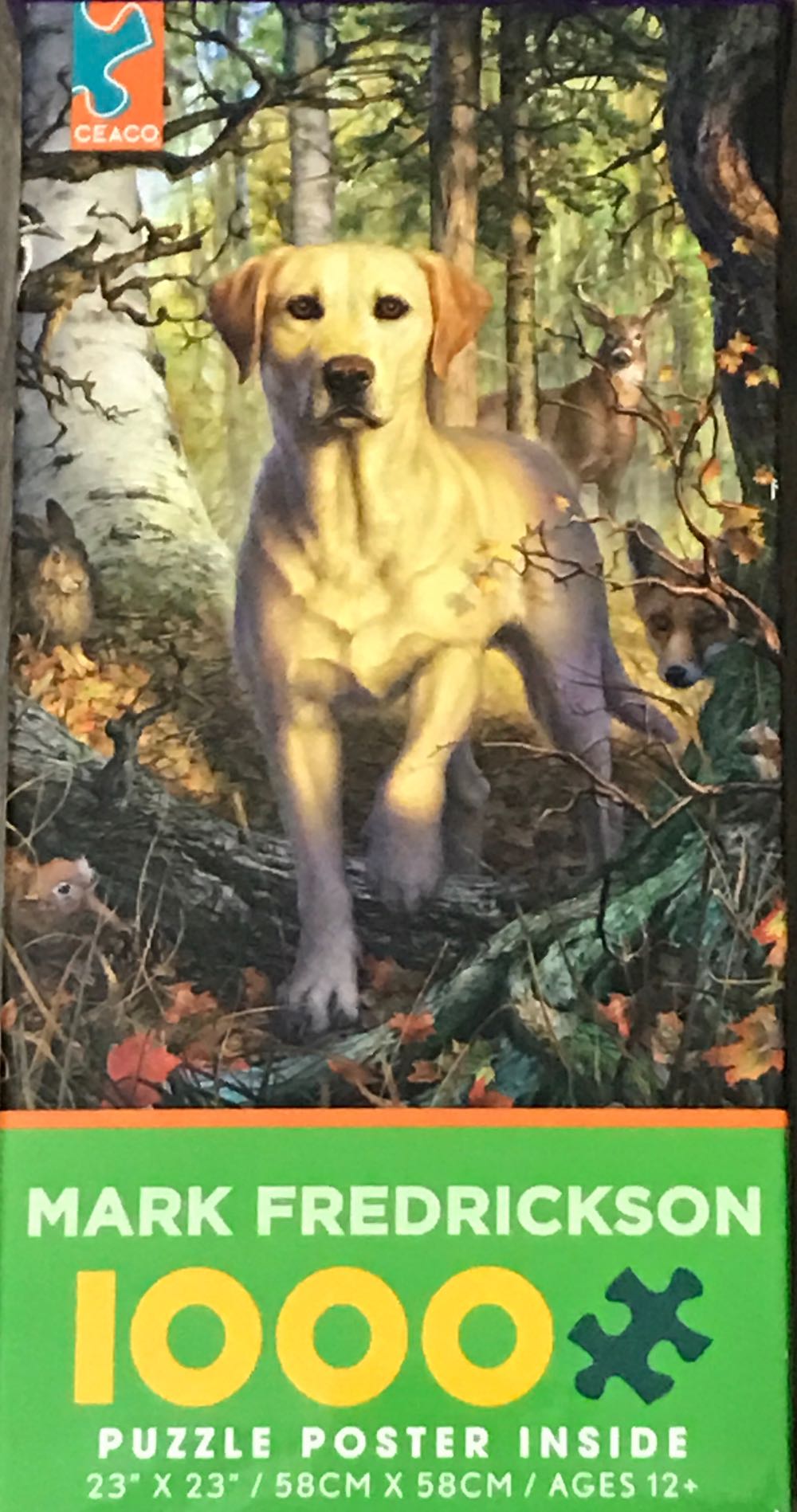 Yellow Lab - Ceaco puzzle collectible [Barcode 021081331906] - Main Image 2