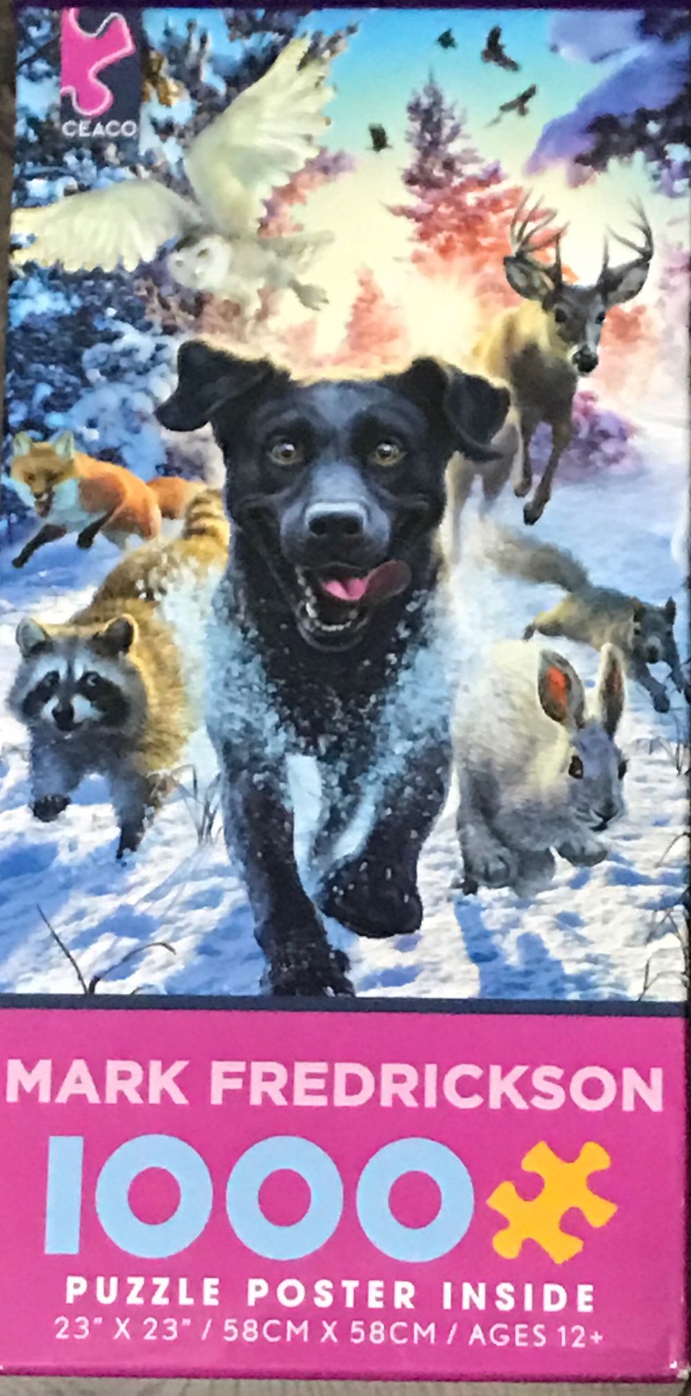 Black Lab - Ceaco puzzle collectible [Barcode 021081331913] - Main Image 2