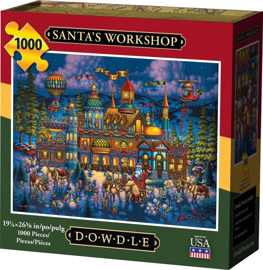 Santa’s Workshop - Sell - Dowdle puzzle collectible [Barcode 671095402668] - Main Image 2