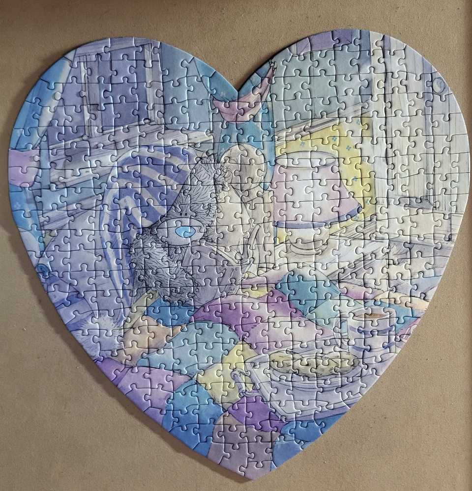 Me to You - Tatty Teddy Heart - Ravensburger puzzle collectible [Barcode 4005556151776] - Main Image 4