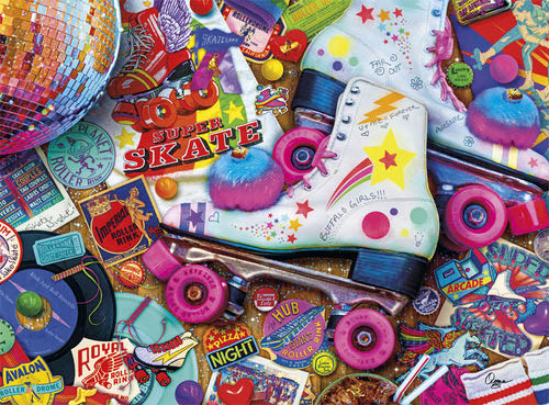 Skate Night - Buffalo puzzle collectible [Barcode 079346027347] - Main Image 2