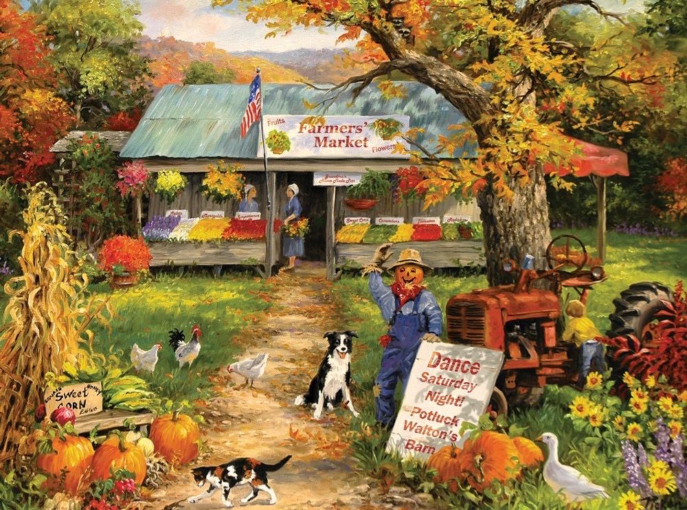 Farmer’s Market - Bits And Pieces puzzle collectible [Barcode 192949013477] - Main Image 2