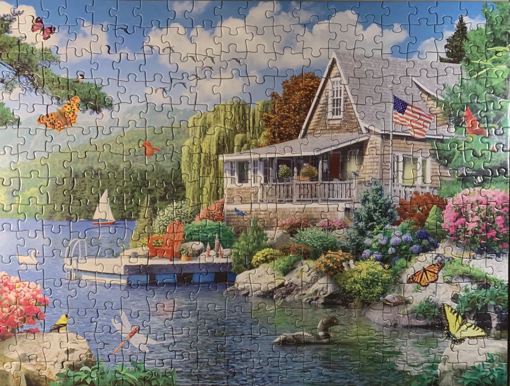 Lakeside Memories - Master Pieces puzzle collectible [Barcode 705988318061] - Main Image 3
