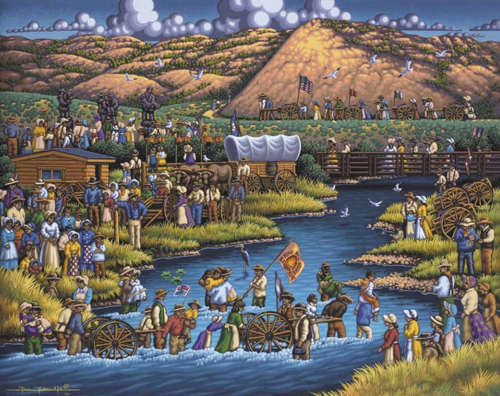 Pioneer Trek - Dowdle puzzle collectible [Barcode 671095002479] - Main Image 2