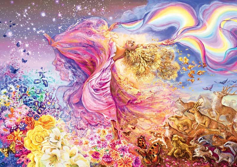 Buffalo: Rainbow Girl - Buffalo Games 🇺🇸 puzzle collectible [Barcode 079346024896] - Main Image 2