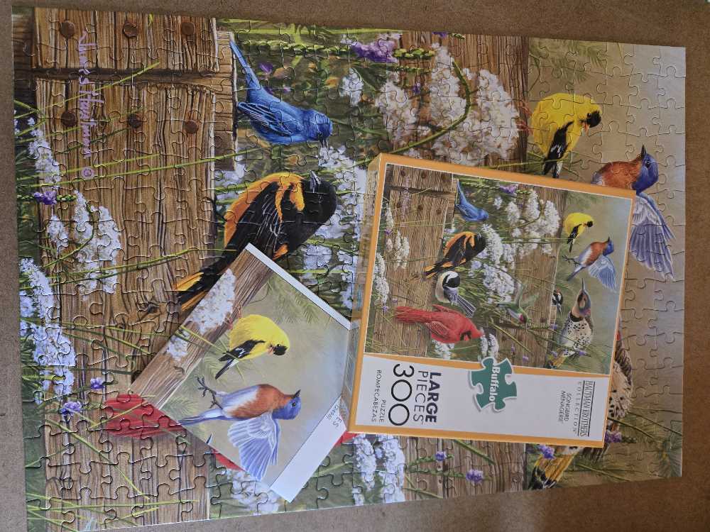 Songbird Menagerie - Buffalo Games 🇺🇸 puzzle collectible [Barcode 079346024964] - Main Image 4