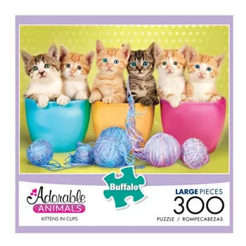 Kittens In Cups - Buffalo puzzle collectible [Barcode 079346027026] - Main Image 2
