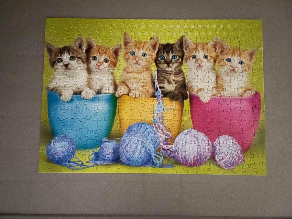 Kittens In Cups - Buffalo puzzle collectible [Barcode 079346027026] - Main Image 4