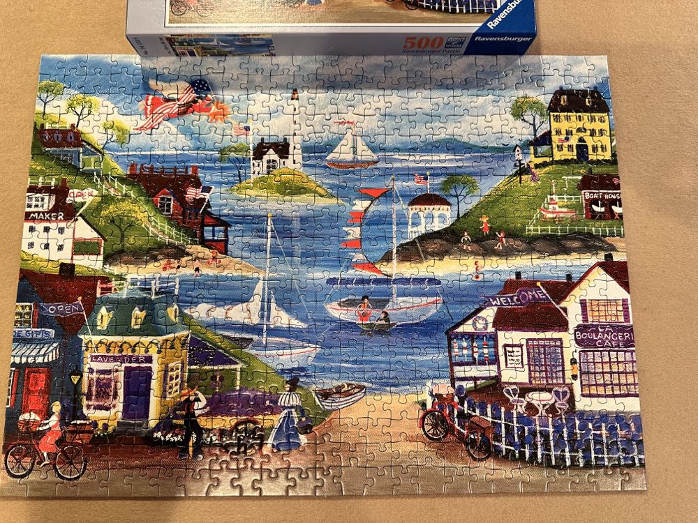 Lovely Seaside - Ravensburger puzzle collectible [Barcode 4005556141258] - Main Image 4