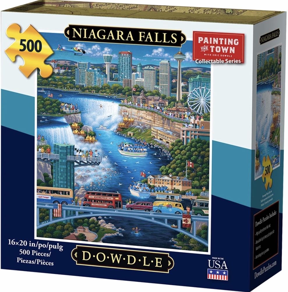 Niagara Falls - Dowdle Folk Art puzzle collectible [Barcode 671095101929] - Main Image 2