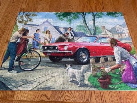 The Red Pony - 1968 Mustang - Eurographics puzzle collectible - Main Image 4