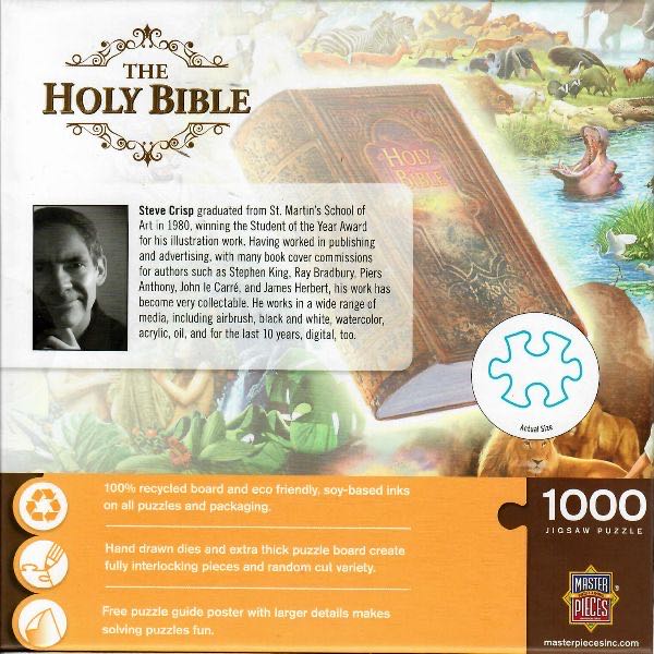 The Holy Bible - MasterPieces puzzle collectible - Main Image 3