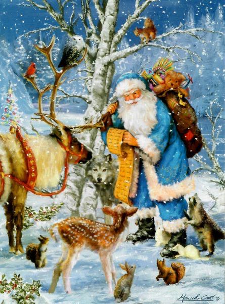 Santa’s Forest Friends - Bits And Pieces puzzle collectible - Main Image 2