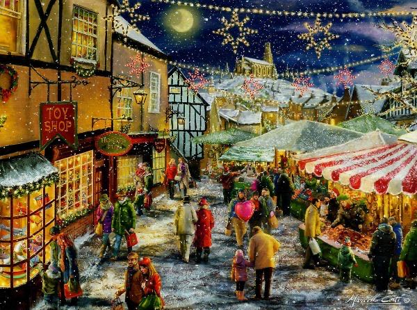 Christmas Festival - Bits And Pieces puzzle collectible - Main Image 2